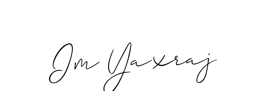 Im Yaxraj stylish signature style. Best Handwritten Sign (Allison_Script) for my name. Handwritten Signature Collection Ideas for my name Im Yaxraj. Im Yaxraj signature style 2 images and pictures png