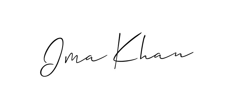 How to Draw Ima Khan signature style? Allison_Script is a latest design signature styles for name Ima Khan. Ima Khan signature style 2 images and pictures png