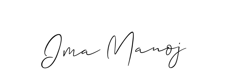 if you are searching for the best signature style for your name Ima Manoj. so please give up your signature search. here we have designed multiple signature styles  using Allison_Script. Ima Manoj signature style 2 images and pictures png