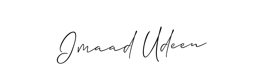 Check out images of Autograph of Imaad Udeen name. Actor Imaad Udeen Signature Style. Allison_Script is a professional sign style online. Imaad Udeen signature style 2 images and pictures png