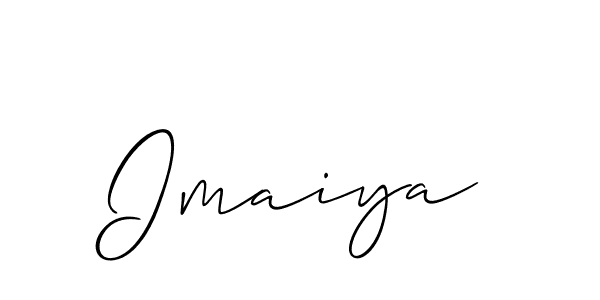 How to Draw Imaiya signature style? Allison_Script is a latest design signature styles for name Imaiya. Imaiya signature style 2 images and pictures png