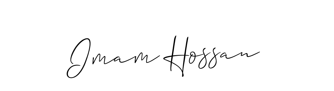 Also we have Imam Hossan name is the best signature style. Create professional handwritten signature collection using Allison_Script autograph style. Imam Hossan signature style 2 images and pictures png