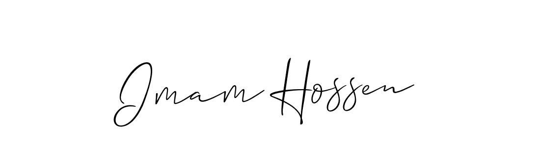 Make a beautiful signature design for name Imam Hossen. Use this online signature maker to create a handwritten signature for free. Imam Hossen signature style 2 images and pictures png