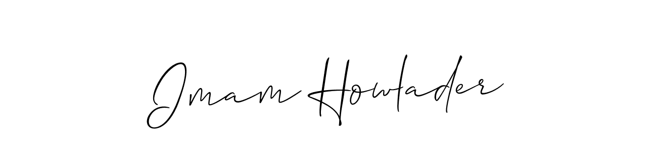 Imam Howlader stylish signature style. Best Handwritten Sign (Allison_Script) for my name. Handwritten Signature Collection Ideas for my name Imam Howlader. Imam Howlader signature style 2 images and pictures png