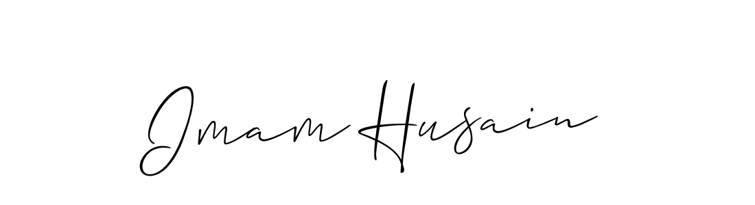 It looks lik you need a new signature style for name Imam Husain. Design unique handwritten (Allison_Script) signature with our free signature maker in just a few clicks. Imam Husain signature style 2 images and pictures png