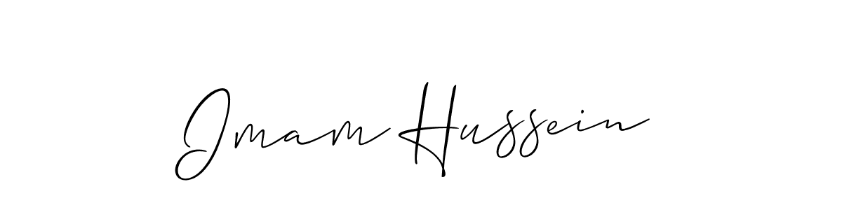 How to Draw Imam Hussein signature style? Allison_Script is a latest design signature styles for name Imam Hussein. Imam Hussein signature style 2 images and pictures png