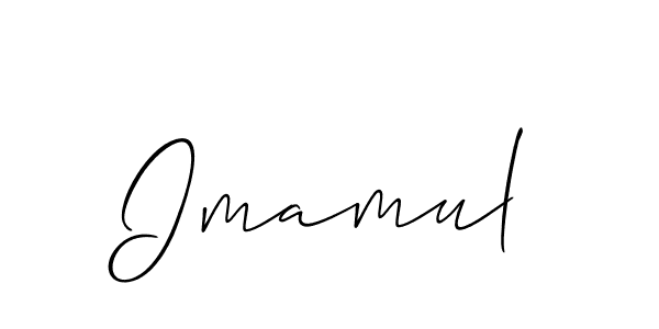 It looks lik you need a new signature style for name Imamul. Design unique handwritten (Allison_Script) signature with our free signature maker in just a few clicks. Imamul signature style 2 images and pictures png