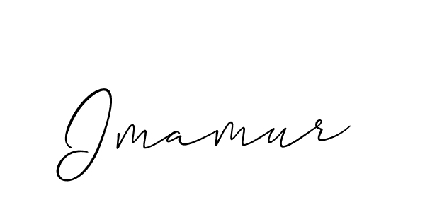 Allison_Script is a professional signature style that is perfect for those who want to add a touch of class to their signature. It is also a great choice for those who want to make their signature more unique. Get Imamur name to fancy signature for free. Imamur signature style 2 images and pictures png