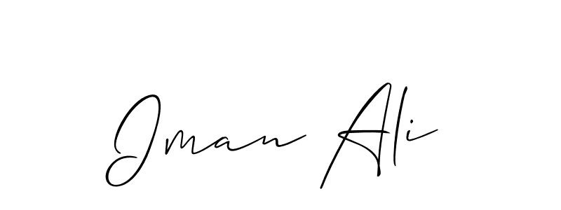 Once you've used our free online signature maker to create your best signature Allison_Script style, it's time to enjoy all of the benefits that Iman Ali name signing documents. Iman Ali signature style 2 images and pictures png