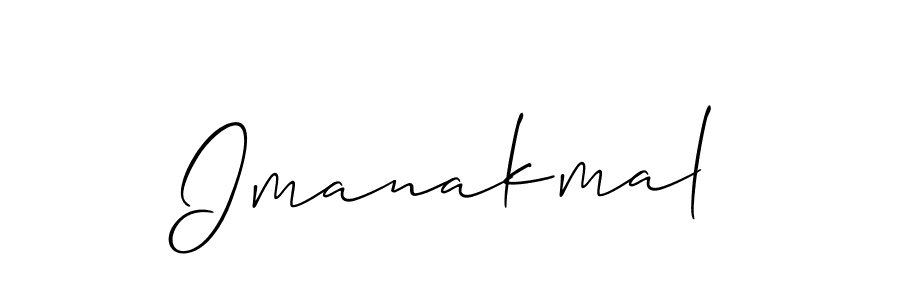 Also You can easily find your signature by using the search form. We will create Imanakmal name handwritten signature images for you free of cost using Allison_Script sign style. Imanakmal signature style 2 images and pictures png