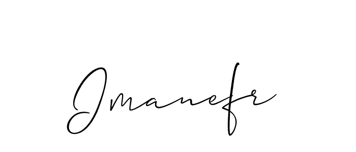 Similarly Allison_Script is the best handwritten signature design. Signature creator online .You can use it as an online autograph creator for name Imanefr. Imanefr signature style 2 images and pictures png