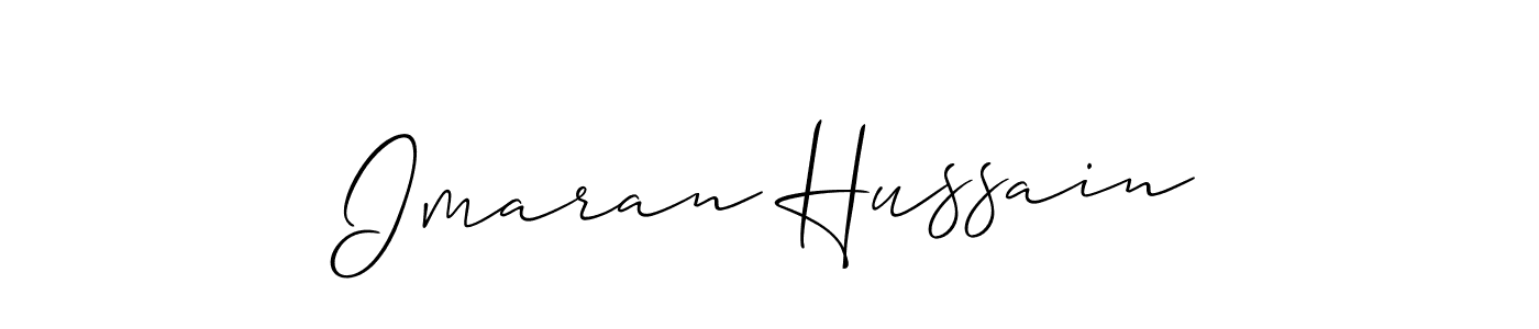 Make a short Imaran Hussain signature style. Manage your documents anywhere anytime using Allison_Script. Create and add eSignatures, submit forms, share and send files easily. Imaran Hussain signature style 2 images and pictures png
