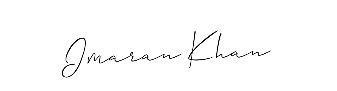It looks lik you need a new signature style for name Imaran Khan. Design unique handwritten (Allison_Script) signature with our free signature maker in just a few clicks. Imaran Khan signature style 2 images and pictures png