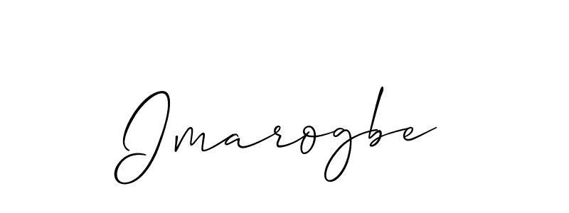 Similarly Allison_Script is the best handwritten signature design. Signature creator online .You can use it as an online autograph creator for name Imarogbe. Imarogbe signature style 2 images and pictures png