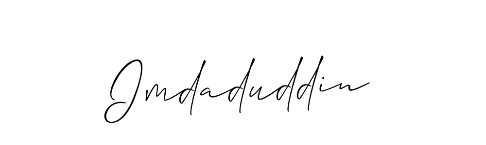 Make a short Imdaduddin signature style. Manage your documents anywhere anytime using Allison_Script. Create and add eSignatures, submit forms, share and send files easily. Imdaduddin signature style 2 images and pictures png