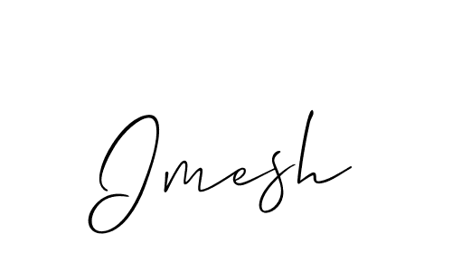 You should practise on your own different ways (Allison_Script) to write your name (Imesh) in signature. don't let someone else do it for you. Imesh signature style 2 images and pictures png