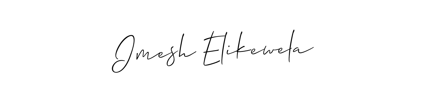 Best and Professional Signature Style for Imesh Elikewela. Allison_Script Best Signature Style Collection. Imesh Elikewela signature style 2 images and pictures png