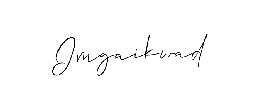 Create a beautiful signature design for name Imgaikwad. With this signature (Allison_Script) fonts, you can make a handwritten signature for free. Imgaikwad signature style 2 images and pictures png