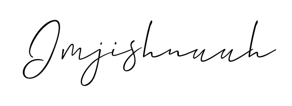 Download transparent PNG signature for name Imjishnuuh styled with Allison_Script font. Ready to paste directly into PDF and Word agreements. Imjishnuuh signature style 2 images and pictures png