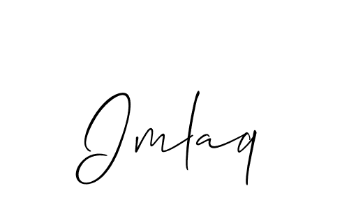 It looks lik you need a new signature style for name Imlaq. Design unique handwritten (Allison_Script) signature with our free signature maker in just a few clicks. Imlaq signature style 2 images and pictures png