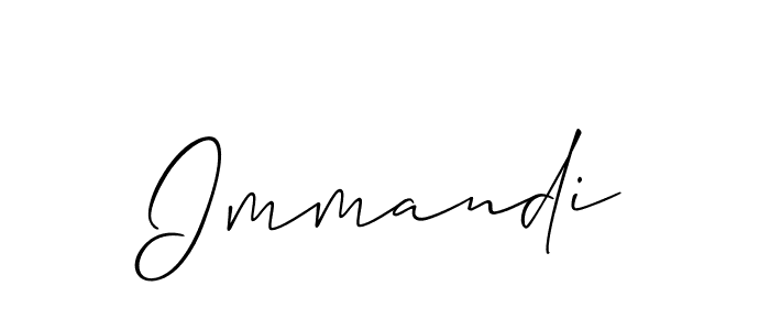Make a short Immandi signature style. Manage your documents anywhere anytime using Allison_Script. Create and add eSignatures, submit forms, share and send files easily. Immandi signature style 2 images and pictures png