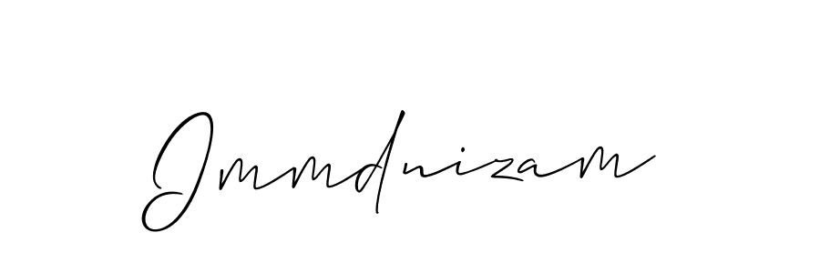 Check out images of Autograph of Immdnizam name. Actor Immdnizam Signature Style. Allison_Script is a professional sign style online. Immdnizam signature style 2 images and pictures png