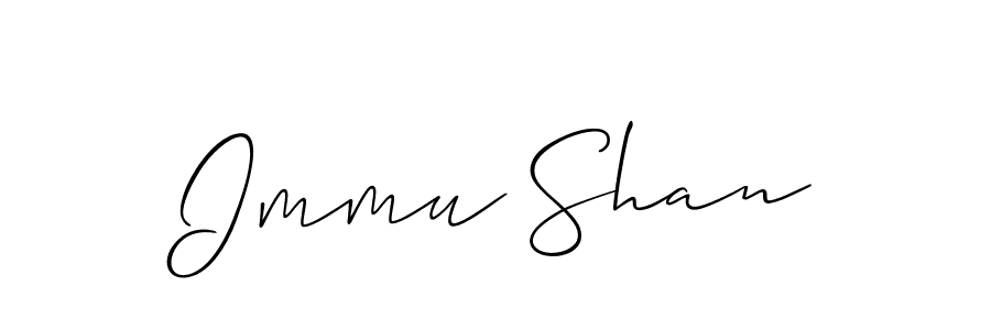 Make a short Immu Shan signature style. Manage your documents anywhere anytime using Allison_Script. Create and add eSignatures, submit forms, share and send files easily. Immu Shan signature style 2 images and pictures png