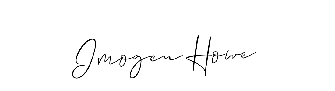 See photos of Imogen Howe official signature by Spectra . Check more albums & portfolios. Read reviews & check more about Allison_Script font. Imogen Howe signature style 2 images and pictures png