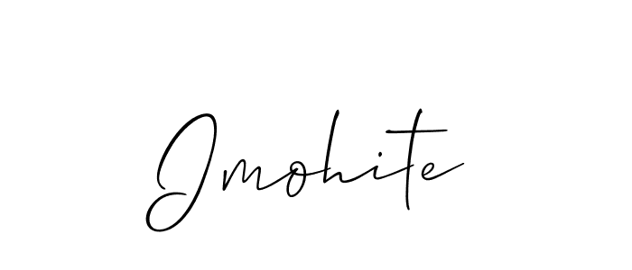 Best and Professional Signature Style for Imohite. Allison_Script Best Signature Style Collection. Imohite signature style 2 images and pictures png