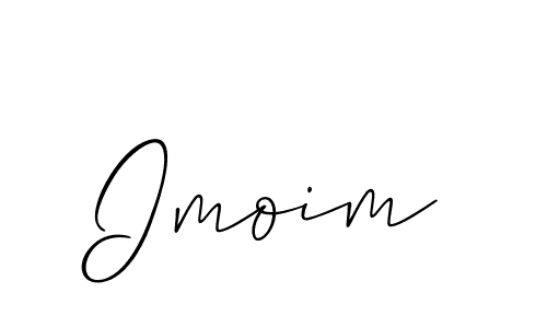 Imoim stylish signature style. Best Handwritten Sign (Allison_Script) for my name. Handwritten Signature Collection Ideas for my name Imoim. Imoim signature style 2 images and pictures png