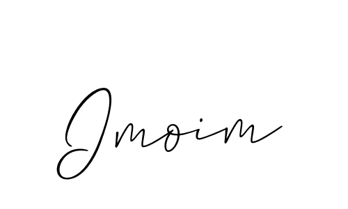 Once you've used our free online signature maker to create your best signature Allison_Script style, it's time to enjoy all of the benefits that Imoim name signing documents. Imoim signature style 2 images and pictures png