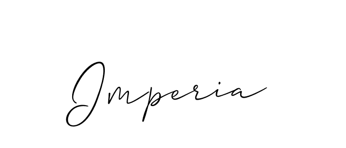 Imperia stylish signature style. Best Handwritten Sign (Allison_Script) for my name. Handwritten Signature Collection Ideas for my name Imperia. Imperia signature style 2 images and pictures png