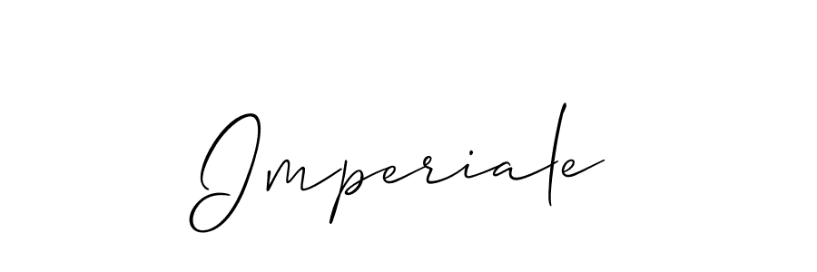 Create a beautiful signature design for name Imperiale. With this signature (Allison_Script) fonts, you can make a handwritten signature for free. Imperiale signature style 2 images and pictures png