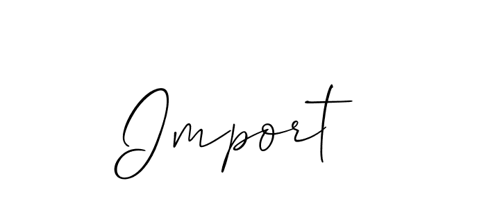 This is the best signature style for the Import  name. Also you like these signature font (Allison_Script). Mix name signature. Import  signature style 2 images and pictures png