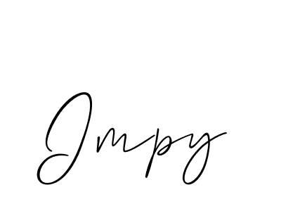 Similarly Allison_Script is the best handwritten signature design. Signature creator online .You can use it as an online autograph creator for name Impy. Impy signature style 2 images and pictures png