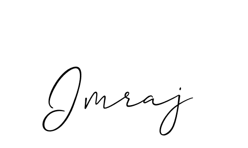 Also we have Imraj name is the best signature style. Create professional handwritten signature collection using Allison_Script autograph style. Imraj signature style 2 images and pictures png