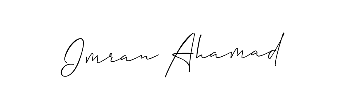 Make a beautiful signature design for name Imran Ahamad. Use this online signature maker to create a handwritten signature for free. Imran Ahamad signature style 2 images and pictures png