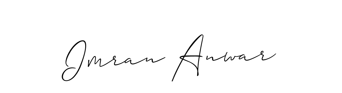 Best and Professional Signature Style for Imran Anwar. Allison_Script Best Signature Style Collection. Imran Anwar signature style 2 images and pictures png