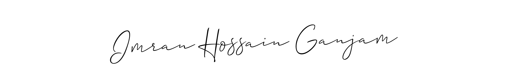 Make a short Imran Hossain Ganjam signature style. Manage your documents anywhere anytime using Allison_Script. Create and add eSignatures, submit forms, share and send files easily. Imran Hossain Ganjam signature style 2 images and pictures png