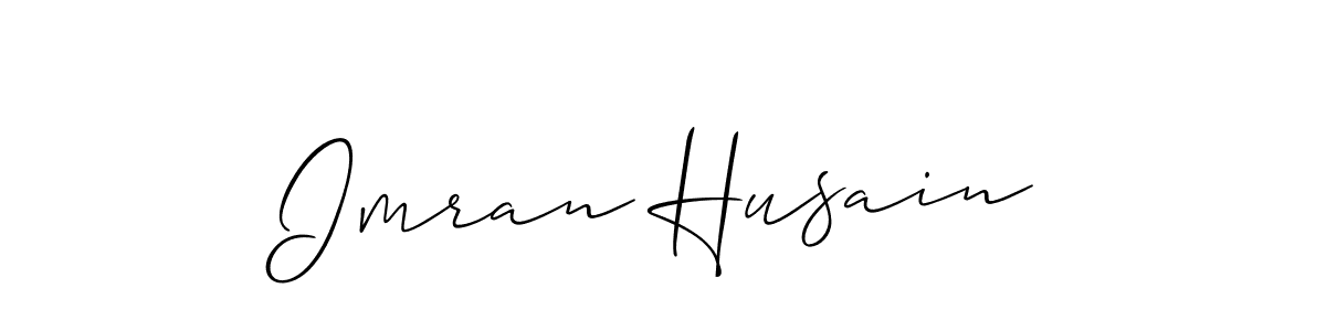 Make a short Imran Husain signature style. Manage your documents anywhere anytime using Allison_Script. Create and add eSignatures, submit forms, share and send files easily. Imran Husain signature style 2 images and pictures png