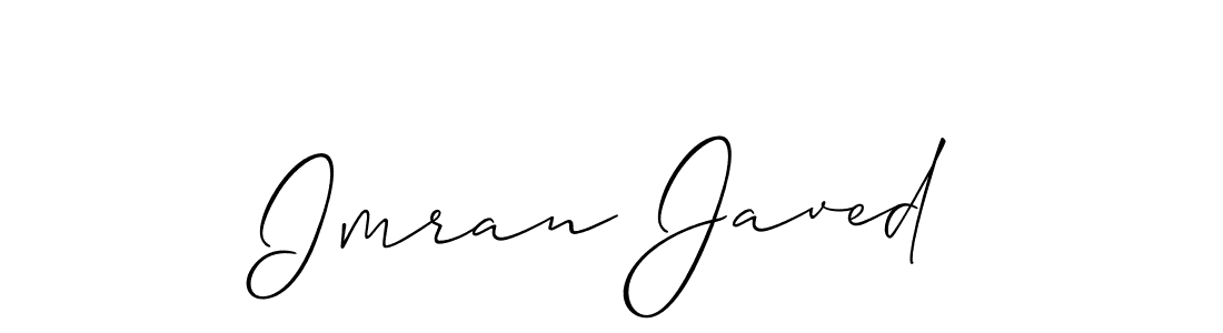 Design your own signature with our free online signature maker. With this signature software, you can create a handwritten (Allison_Script) signature for name Imran Javed. Imran Javed signature style 2 images and pictures png