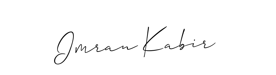 It looks lik you need a new signature style for name Imran Kabir. Design unique handwritten (Allison_Script) signature with our free signature maker in just a few clicks. Imran Kabir signature style 2 images and pictures png