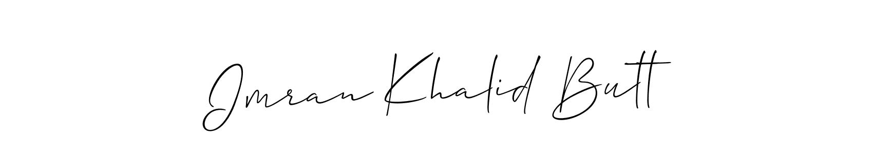 Here are the top 10 professional signature styles for the name Imran Khalid Butt. These are the best autograph styles you can use for your name. Imran Khalid Butt signature style 2 images and pictures png