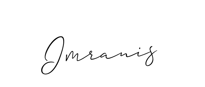 Also You can easily find your signature by using the search form. We will create Imranis name handwritten signature images for you free of cost using Allison_Script sign style. Imranis signature style 2 images and pictures png