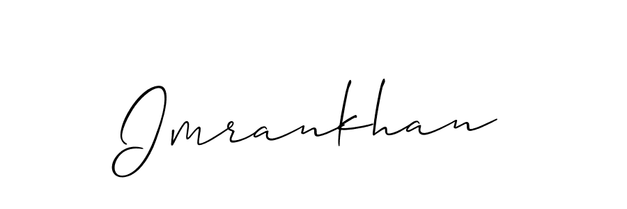 Imrankhan stylish signature style. Best Handwritten Sign (Allison_Script) for my name. Handwritten Signature Collection Ideas for my name Imrankhan. Imrankhan signature style 2 images and pictures png