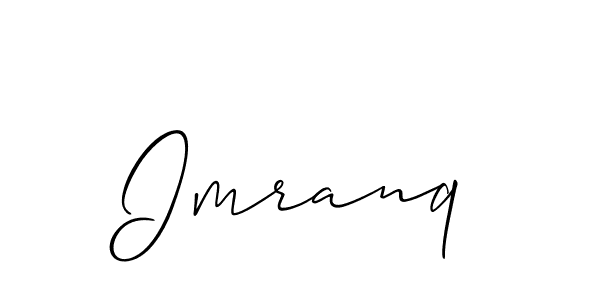 It looks lik you need a new signature style for name Imranq. Design unique handwritten (Allison_Script) signature with our free signature maker in just a few clicks. Imranq signature style 2 images and pictures png