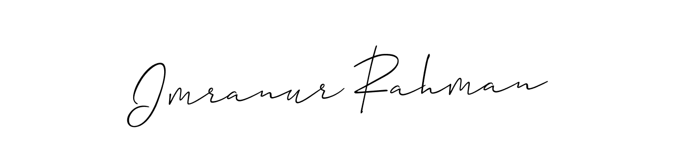 You can use this online signature creator to create a handwritten signature for the name Imranur Rahman. This is the best online autograph maker. Imranur Rahman signature style 2 images and pictures png