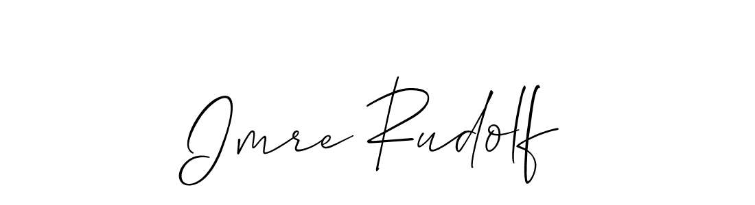 Also You can easily find your signature by using the search form. We will create Imre Rudolf name handwritten signature images for you free of cost using Allison_Script sign style. Imre Rudolf signature style 2 images and pictures png