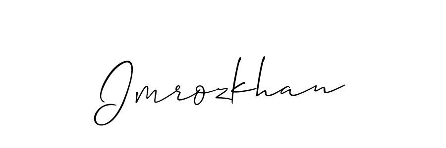 Here are the top 10 professional signature styles for the name Imrozkhan. These are the best autograph styles you can use for your name. Imrozkhan signature style 2 images and pictures png