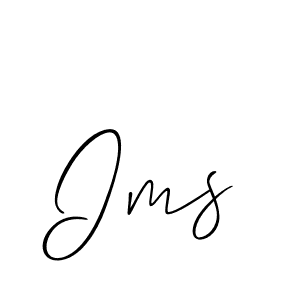 Create a beautiful signature design for name Ims. With this signature (Allison_Script) fonts, you can make a handwritten signature for free. Ims signature style 2 images and pictures png